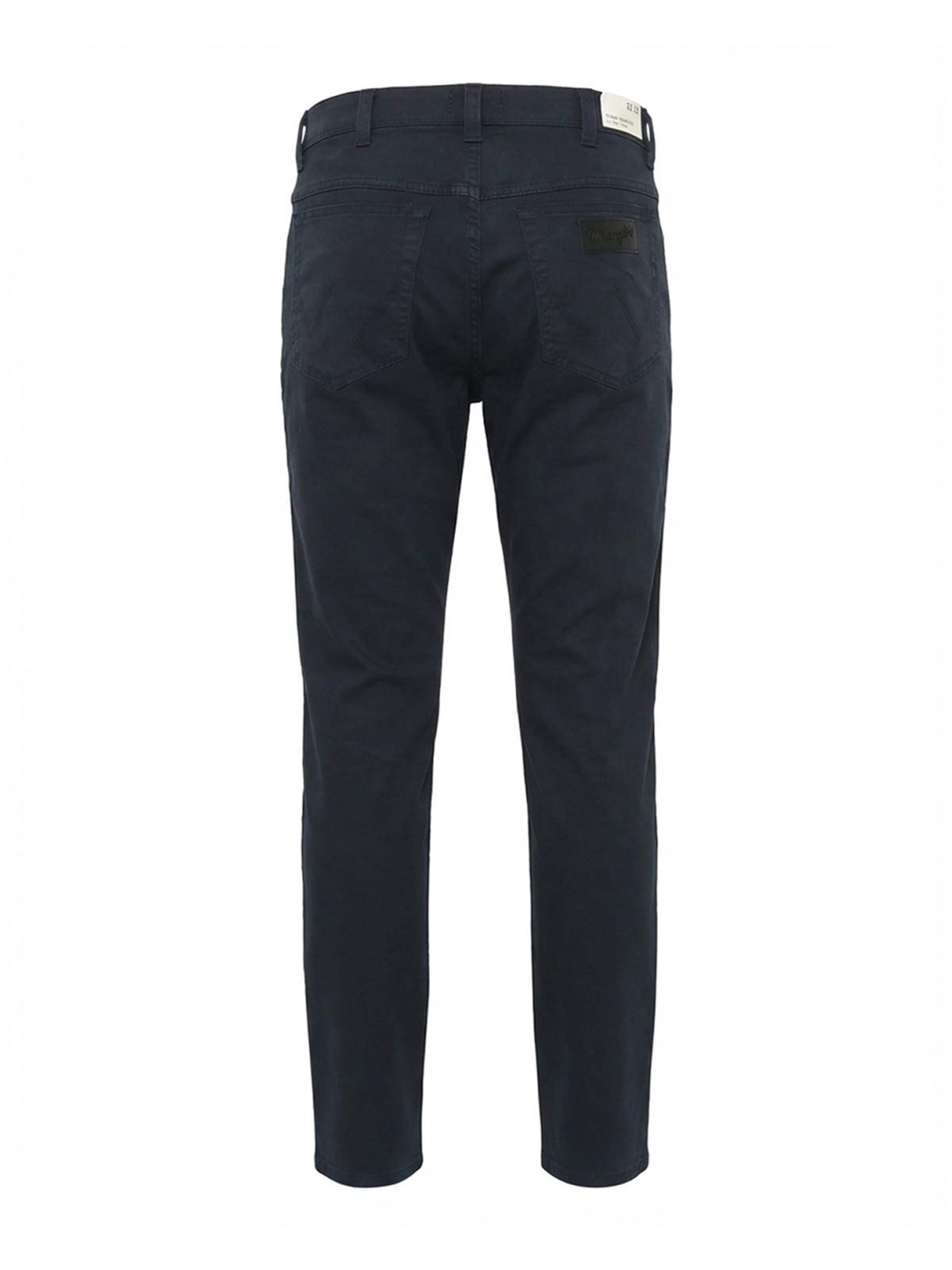 WRANGLER Slim fit Chino trousers 'TEXAS SLIM DARK NAVY' in Blue