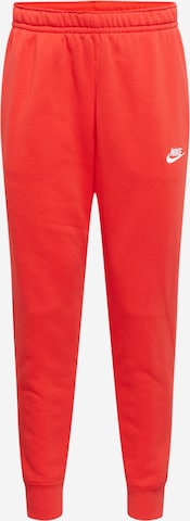Nike Sportswear Pants 'Club Fleece' in Red: front
