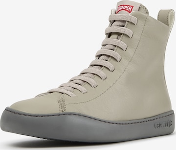 CAMPER Schnürstiefelette ' Peu Touring ' in Beige: Vorderseite