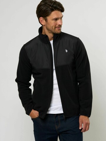 U.S. POLO ASSN. Átmeneti dzseki 'UMBent' - fekete: elől