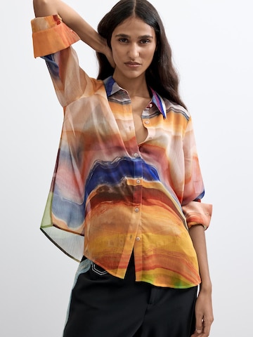 Desigual Bluza | oranžna barva: sprednja stran
