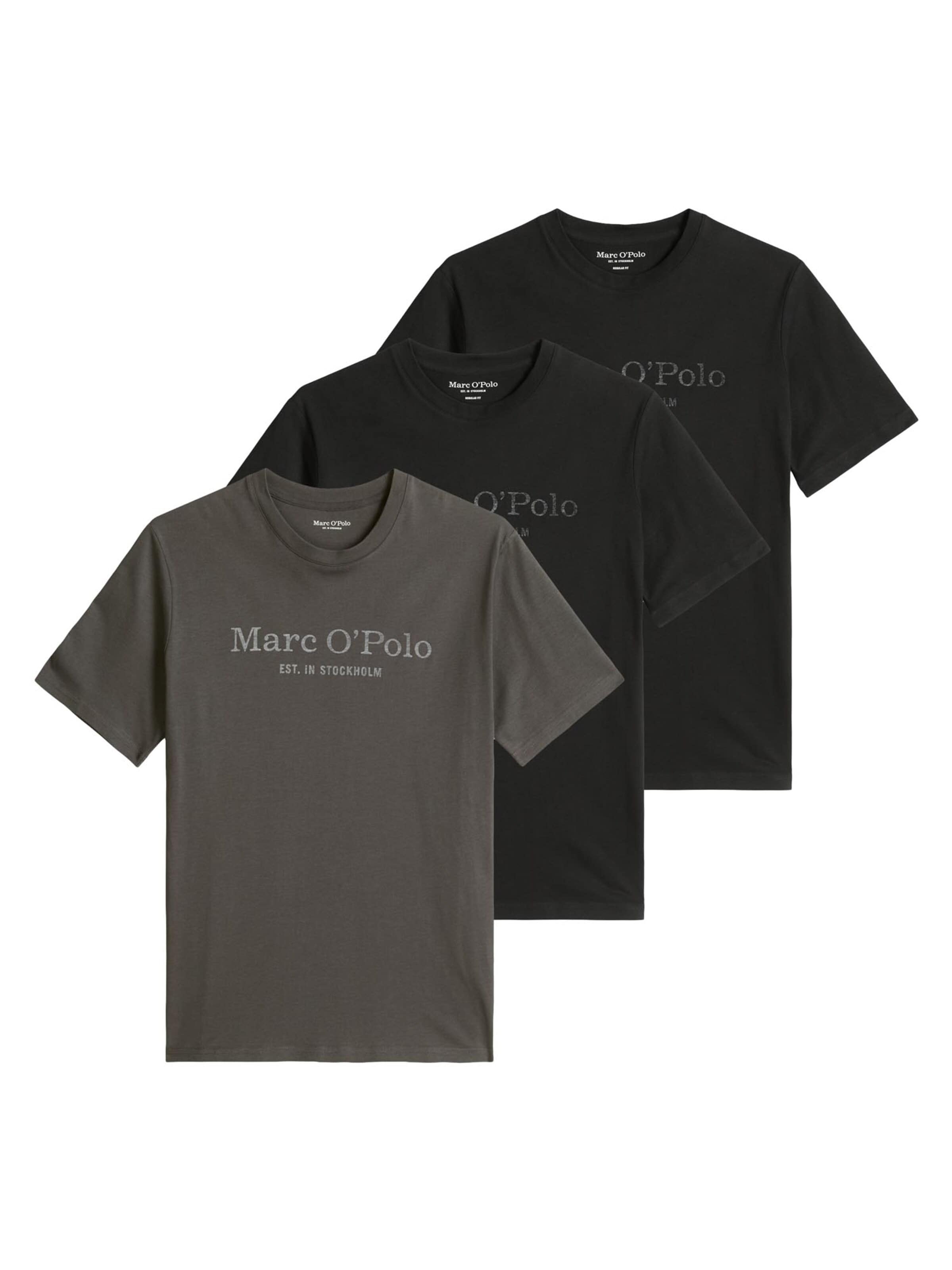 Marc O'Polo Shirt 'Kjer' in Black: front