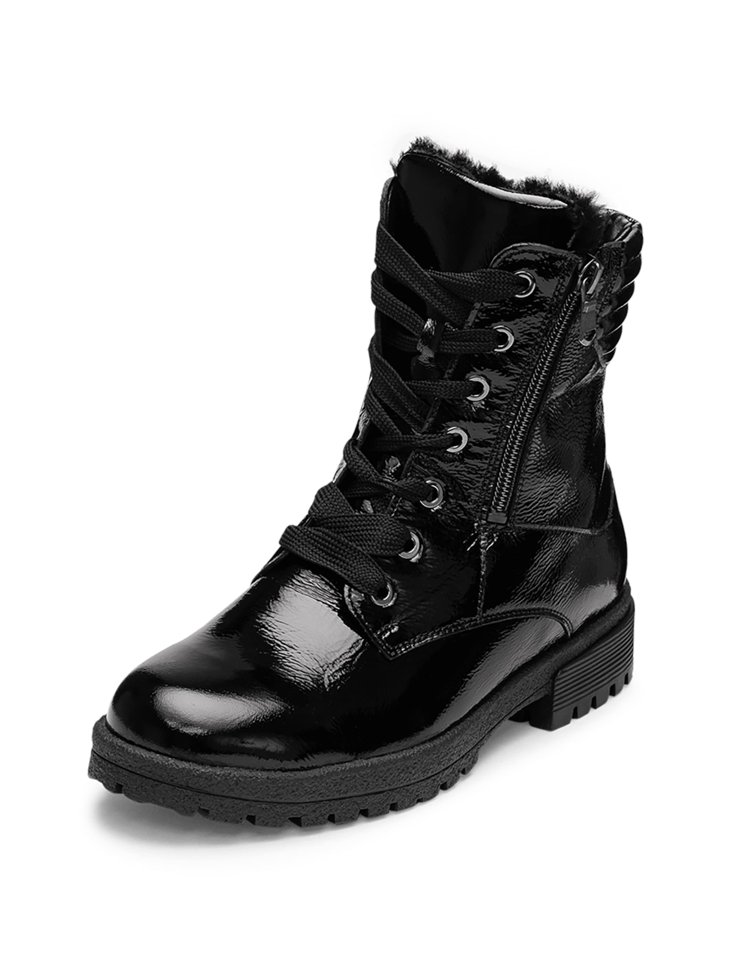 Bottines à lacets VITAFORM en noir : devant