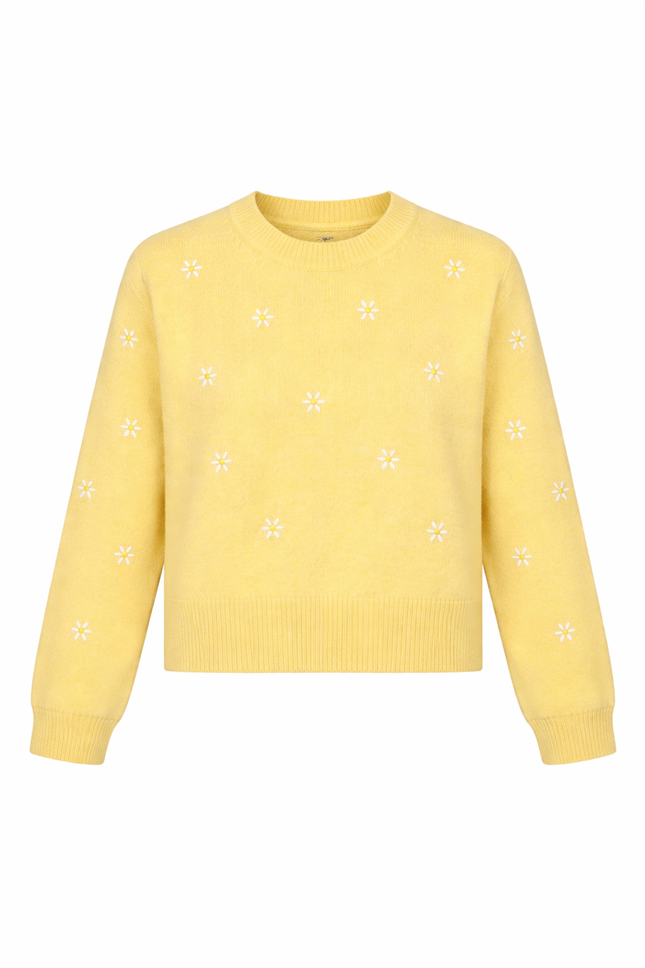 Pullover di BRAVE SOUL in giallo: frontale