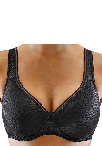 T-shirt Reggiseno di NUANCE in nero: frontale