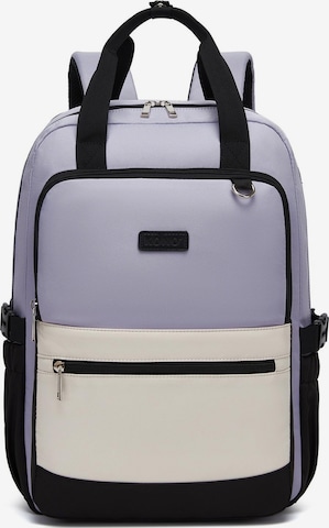 Kono Backpack in Purple: front