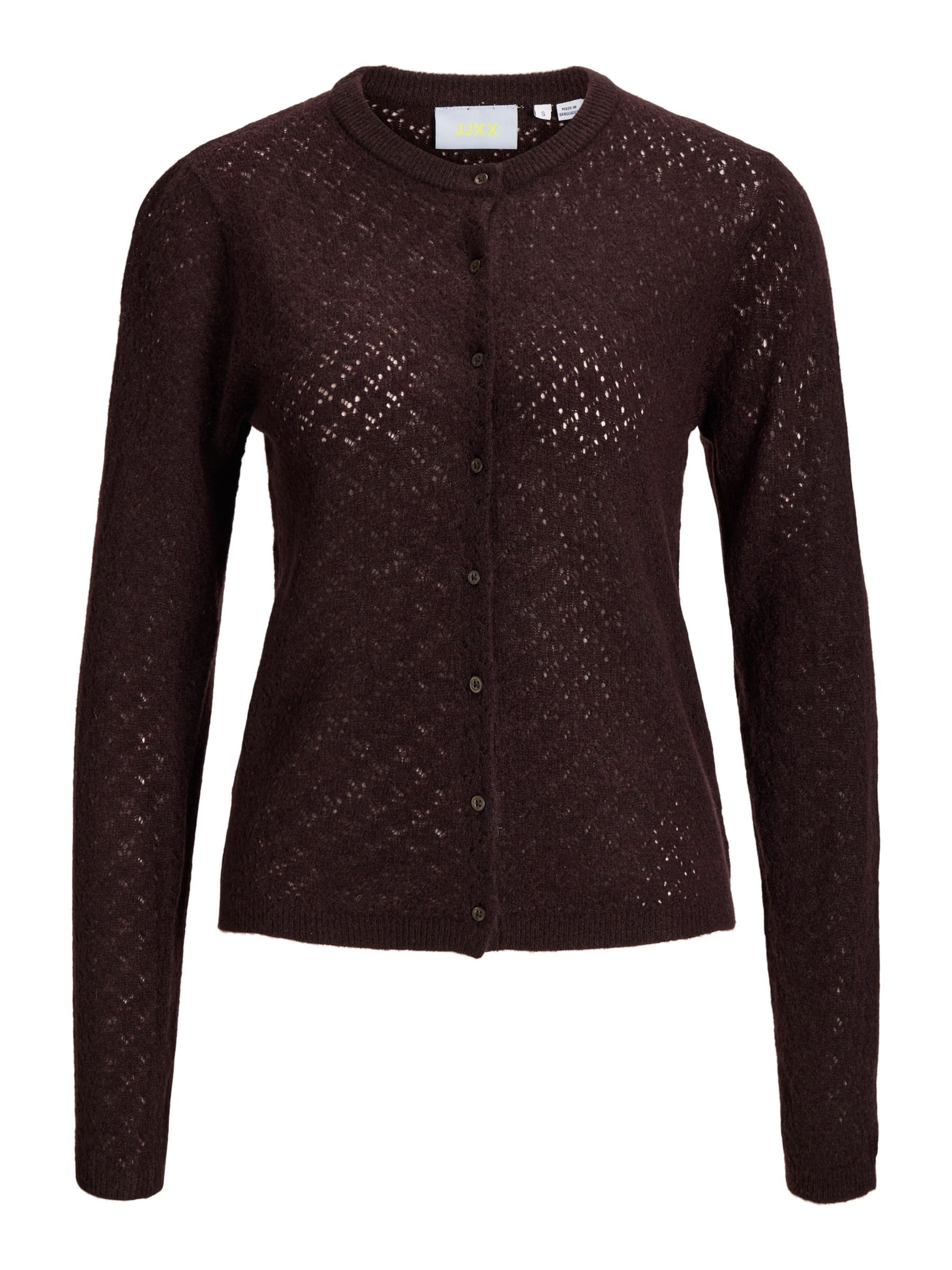 JJXX Cardigan 'JXPhiline' en M en chocolat, Vue avec produit