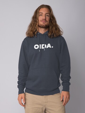 Watapparel Sweatshirt ' Oida ' in Grau: Vorderseite