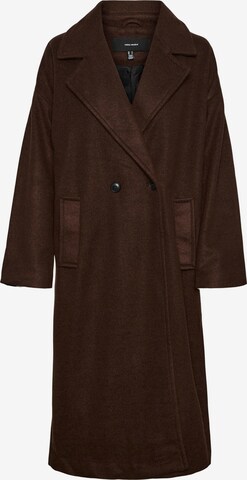 Manteau mi-saison 'Spencer' Vero Moda Curve en marron : devant