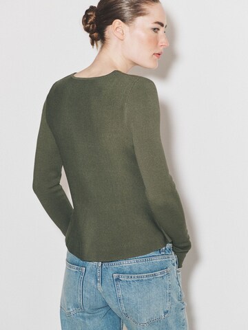 Geacă tricotată de la The Set pe verde