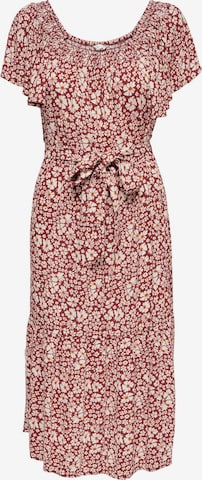 ONLY Letní šaty 'VINNIE' – červená: přední strana