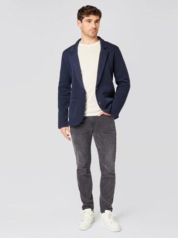 ABOUT YOU x Kevin Trapp Knit Cardigan 'Sammy' in Blue