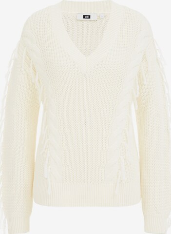 WE Fashion Sweater in Beige: front