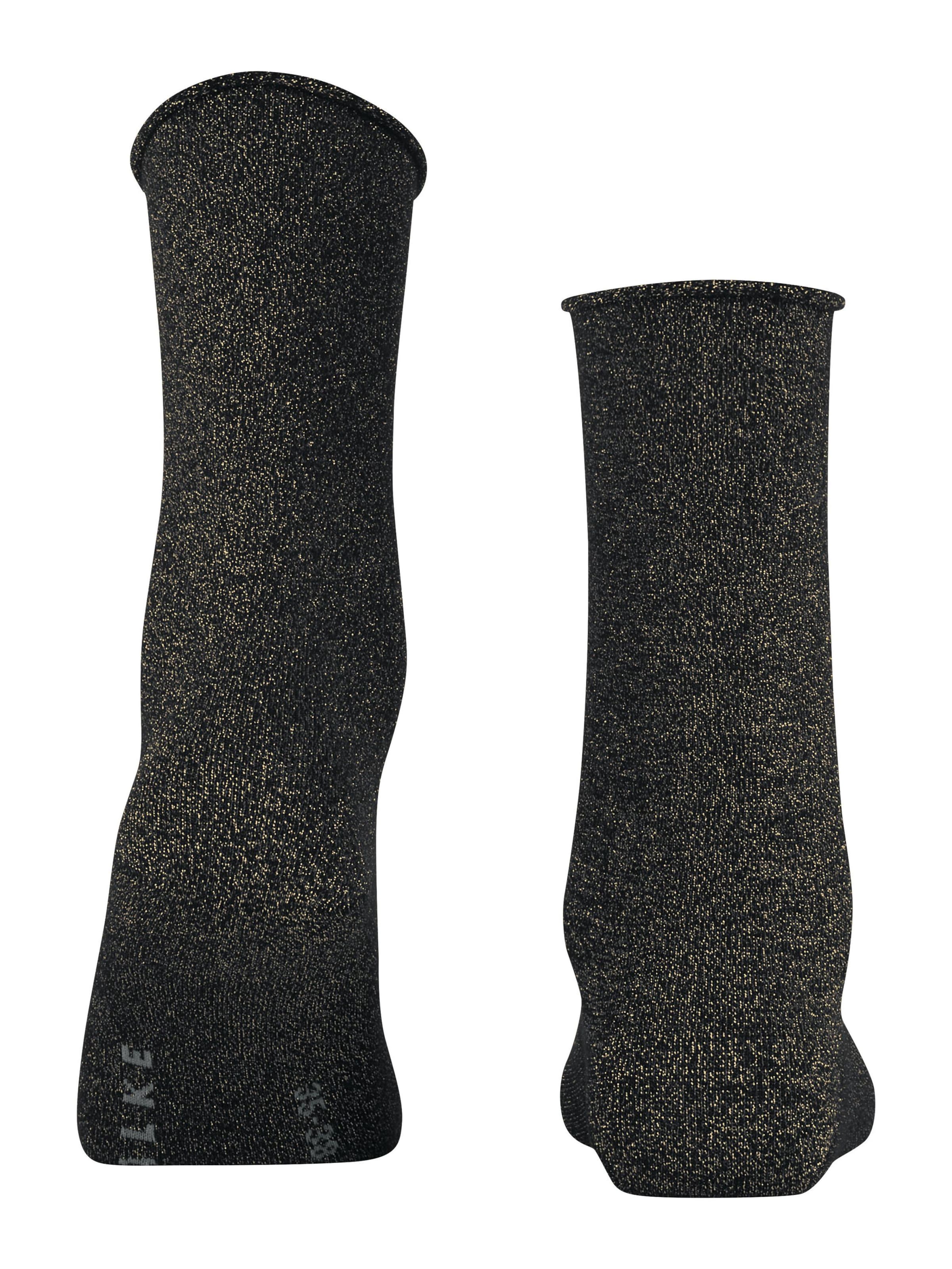 FALKE Socken 'Shiny'‌‌‌‌‌‌ in Schwarz