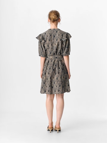 OBJECT - Vestido camisero en negro