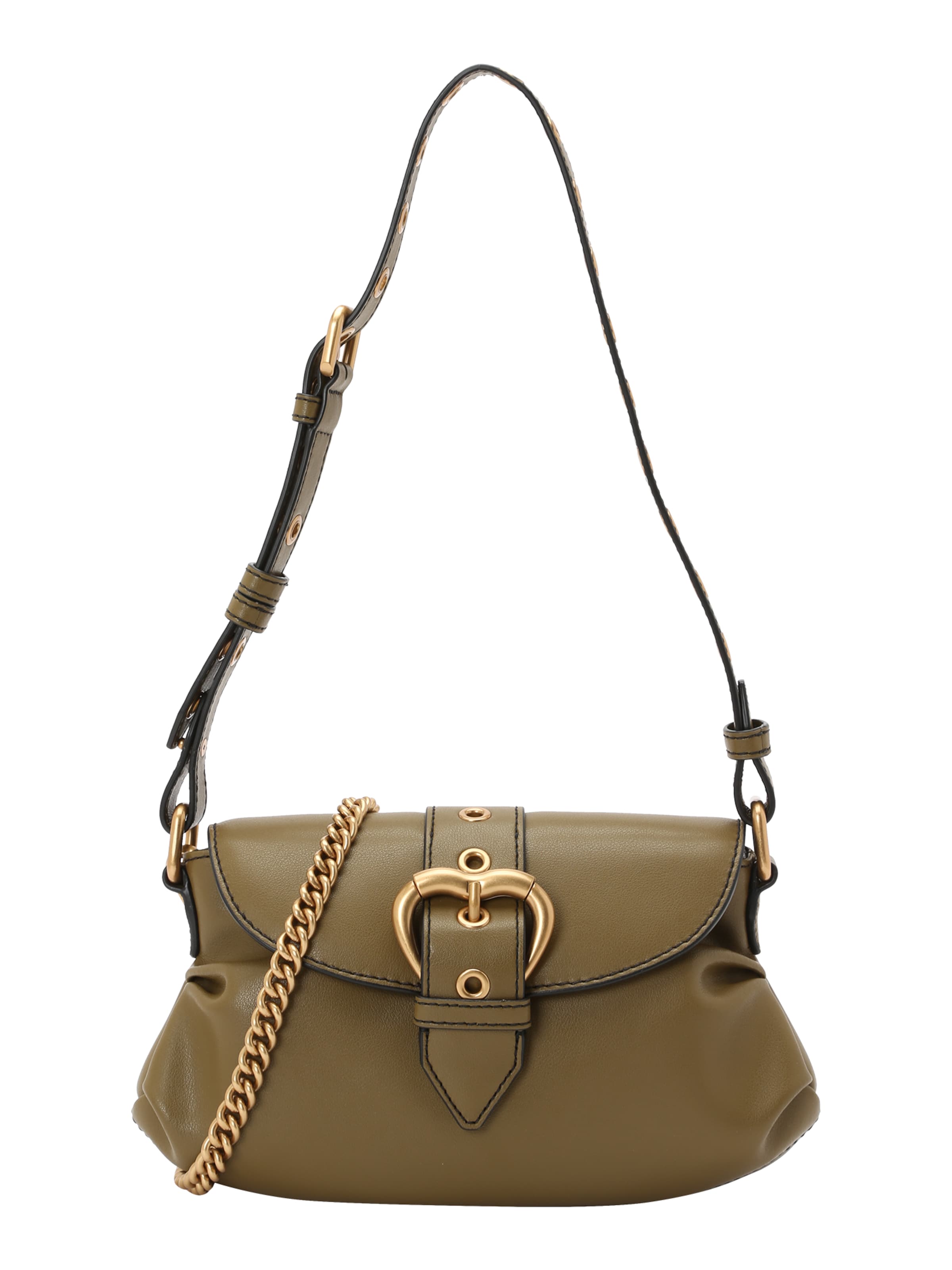 PINKO Τσάντα ώμου σε πράσινο: μπροστά