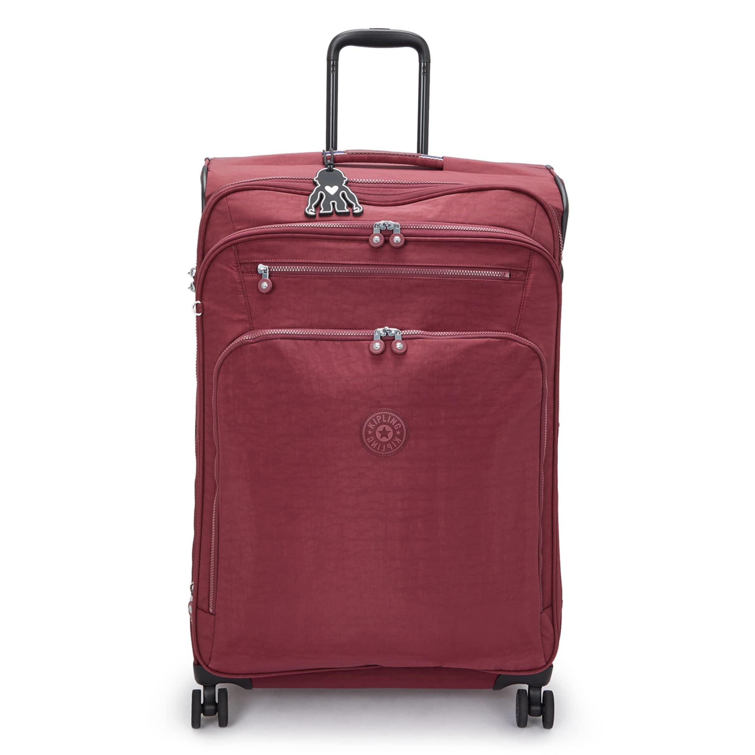 Trolley 'Basic New Youri' di KIPLING in rosso: frontale
