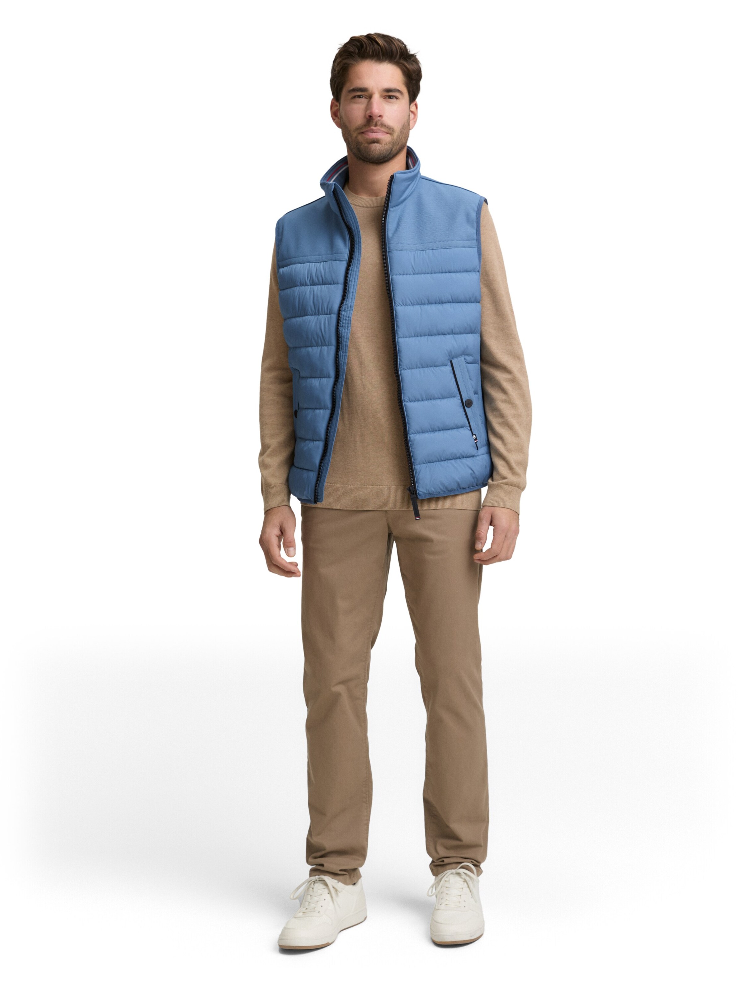 TOM TAILOR Vest in Blue