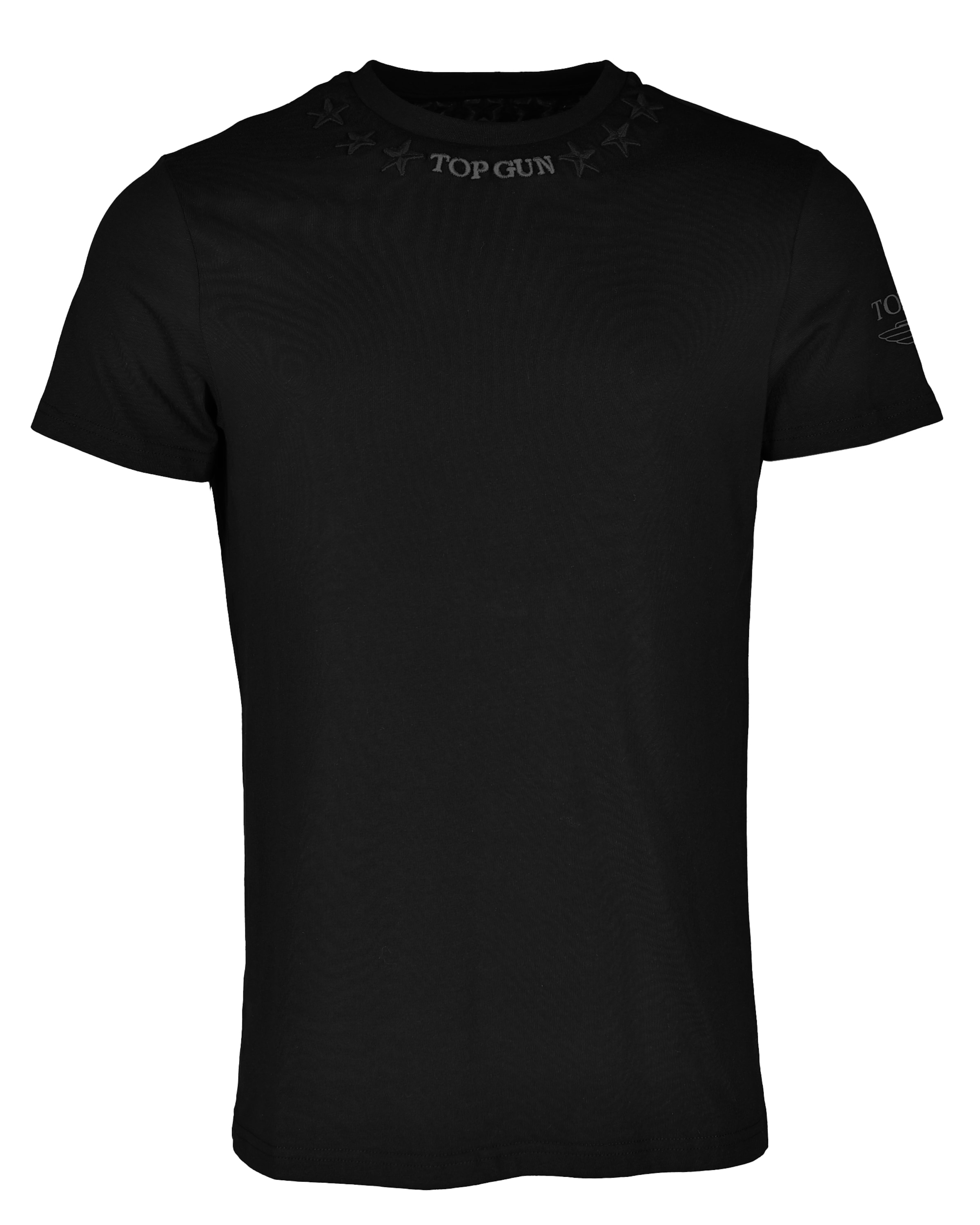 TOP GUN Shirt in Black: front