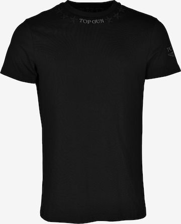 TOP GUN Shirt in Black: front