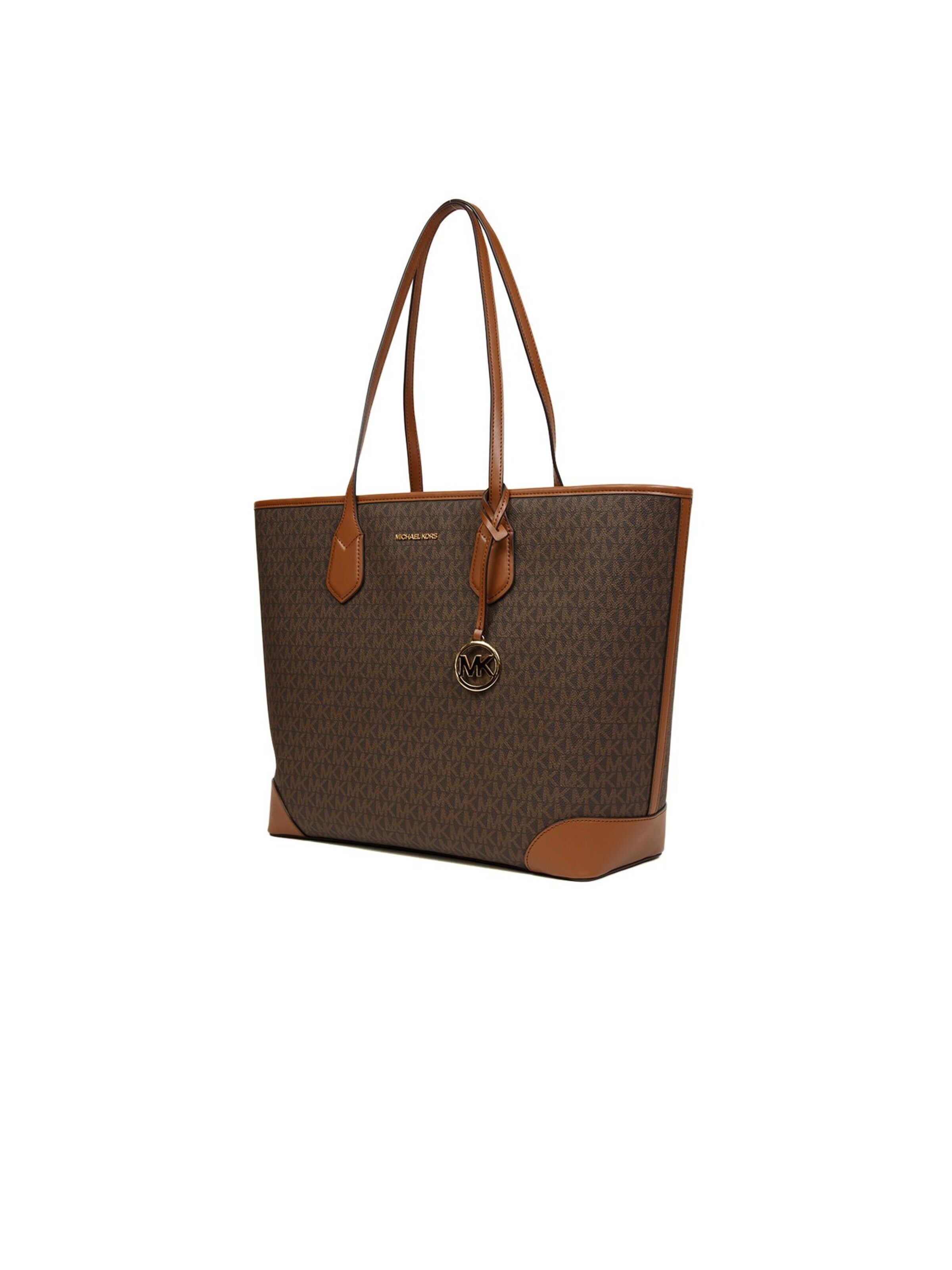 Michael Kors - Shopper 'Eva Large Top-Zip Tote' en marrón