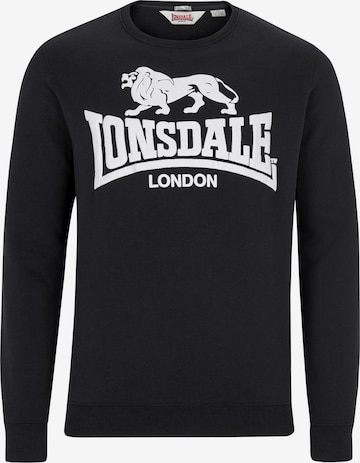LONSDALE Sweatshirt 'Go Sport' in Schwarz: Vorderseite