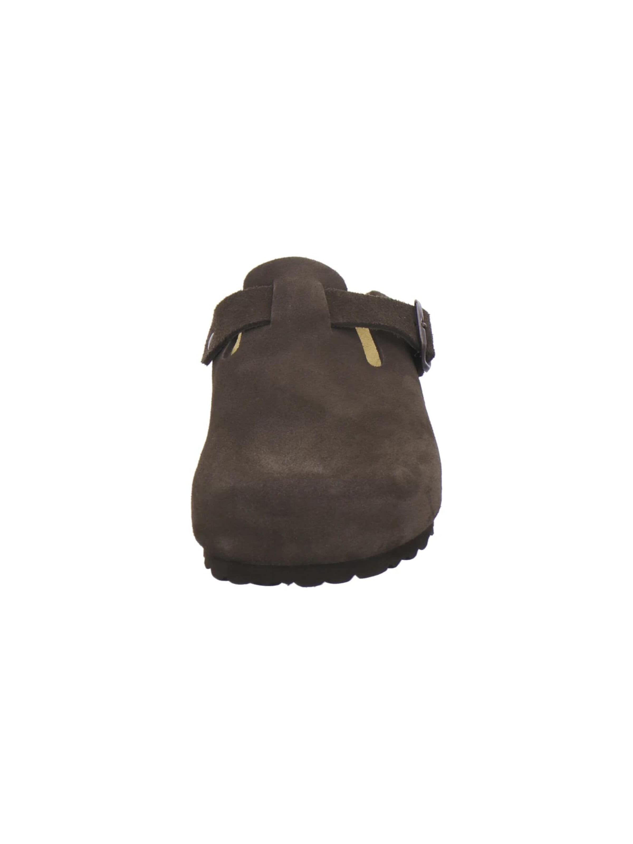 AFS-Schuhe Clogs 'Clogs Herren espresso Veloursleder' in Bruin