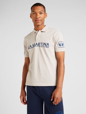 La Martina Poloshirt in Grau: Vorderseite