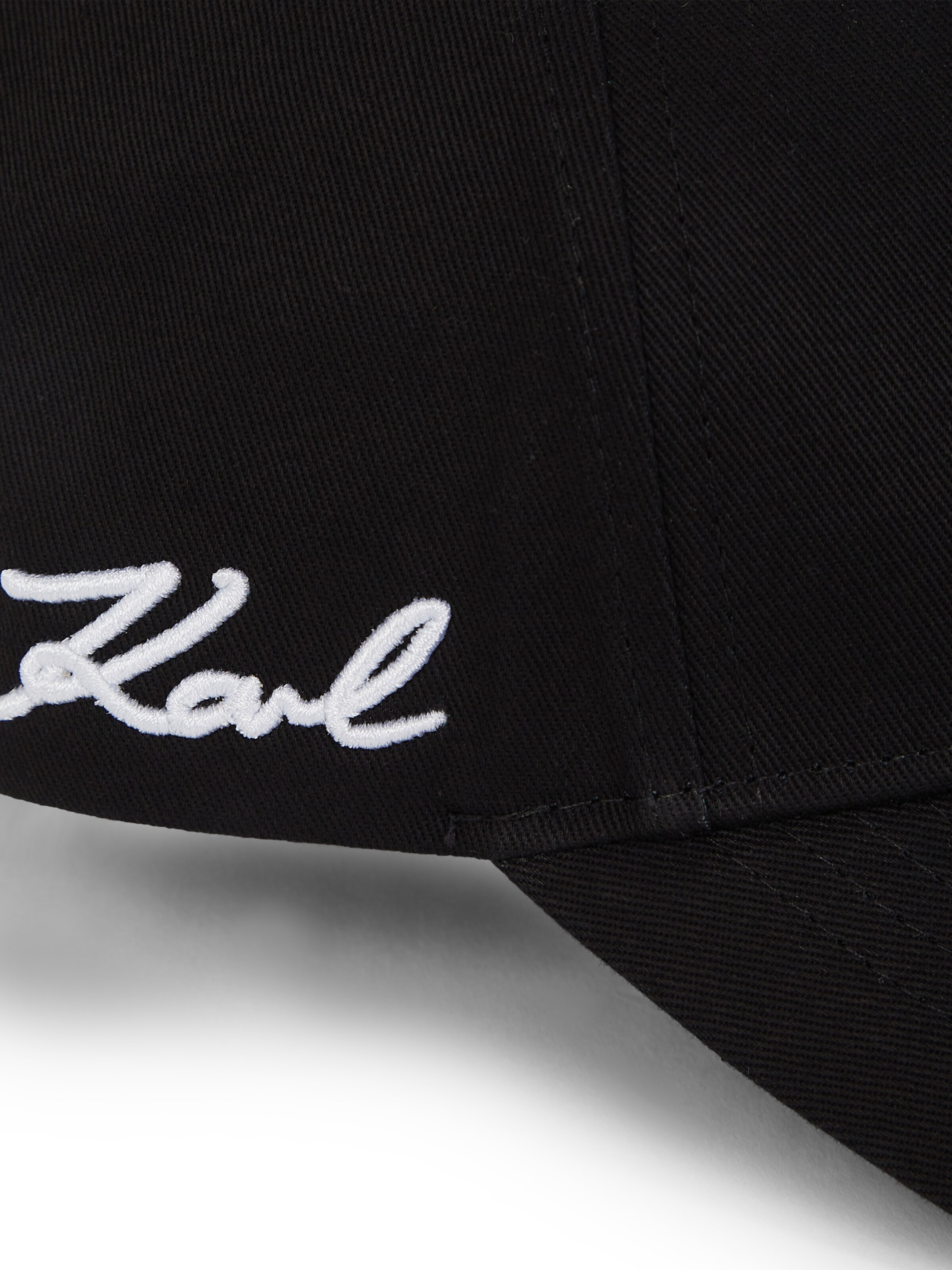 Karl Lagerfeld Czapka z daszkiem w kolorze czarny