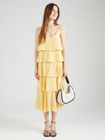 VILA Cocktail Dress 'AMALITA' in Yellow: front