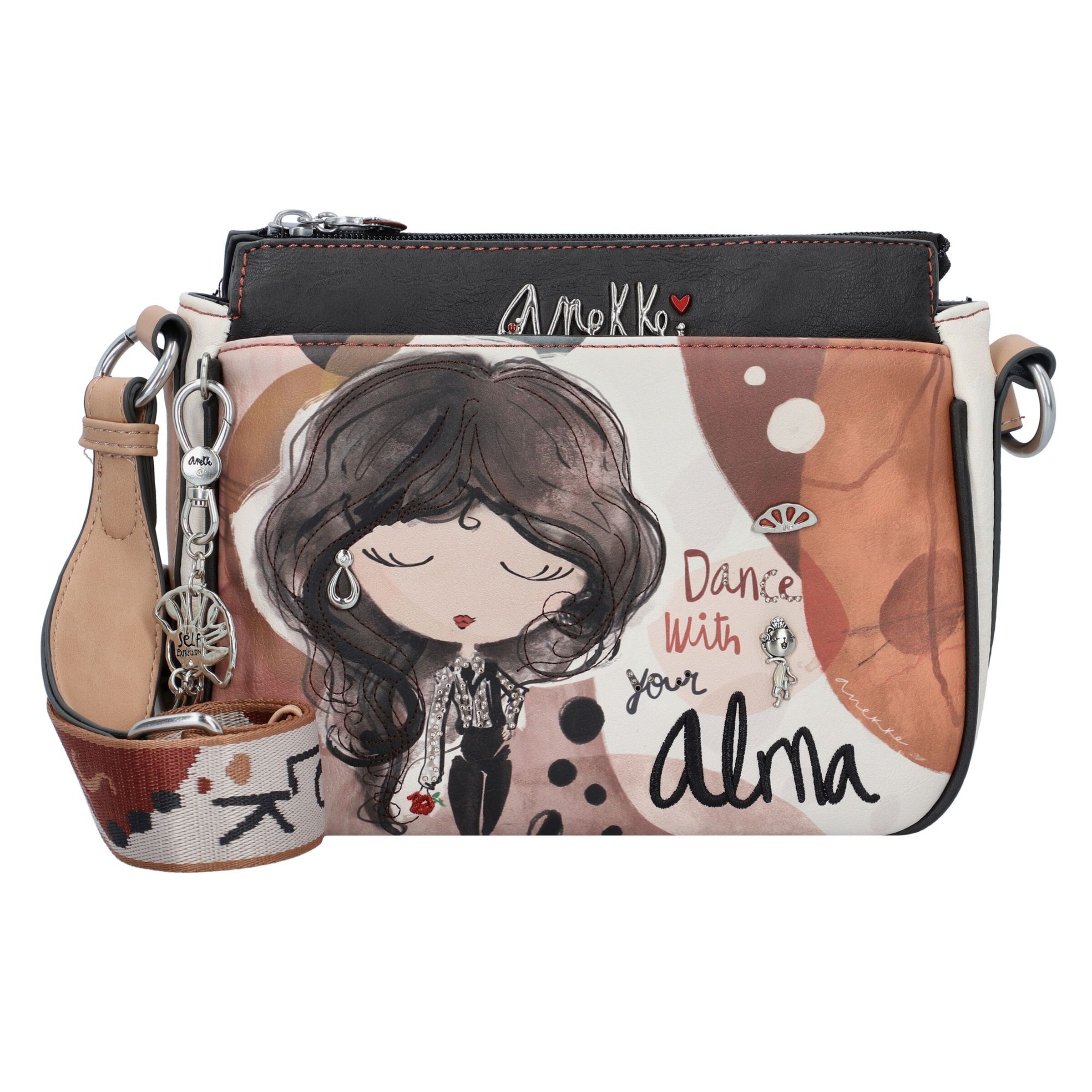 Anekke Umhängetasche in Mischfarben: Vorderseite