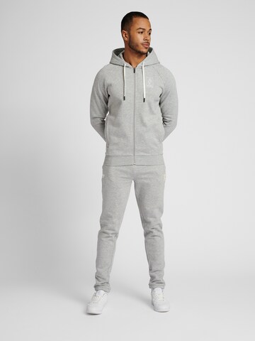 Hummel Sportsweatjacke in Grau