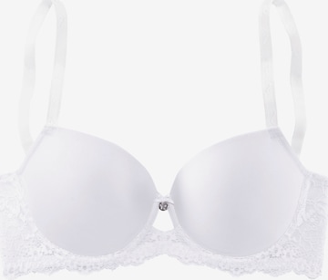 LASCANA T-shirt Bra in White: front