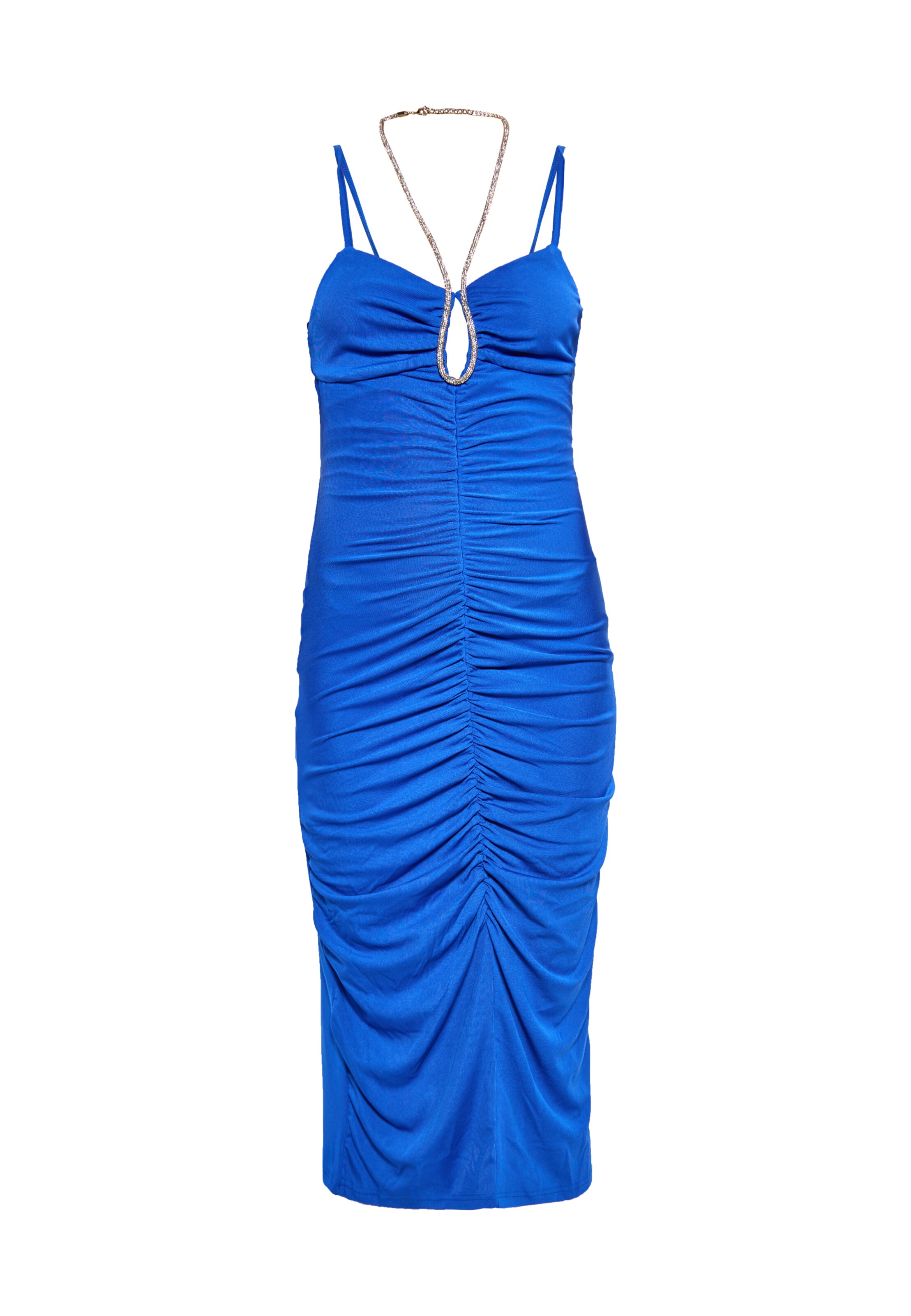 faina Cocktailmekko värissä sininen: etupuoli