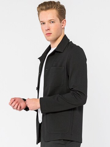 Coupe regular Veste mi-saison Ron Tomson en noir