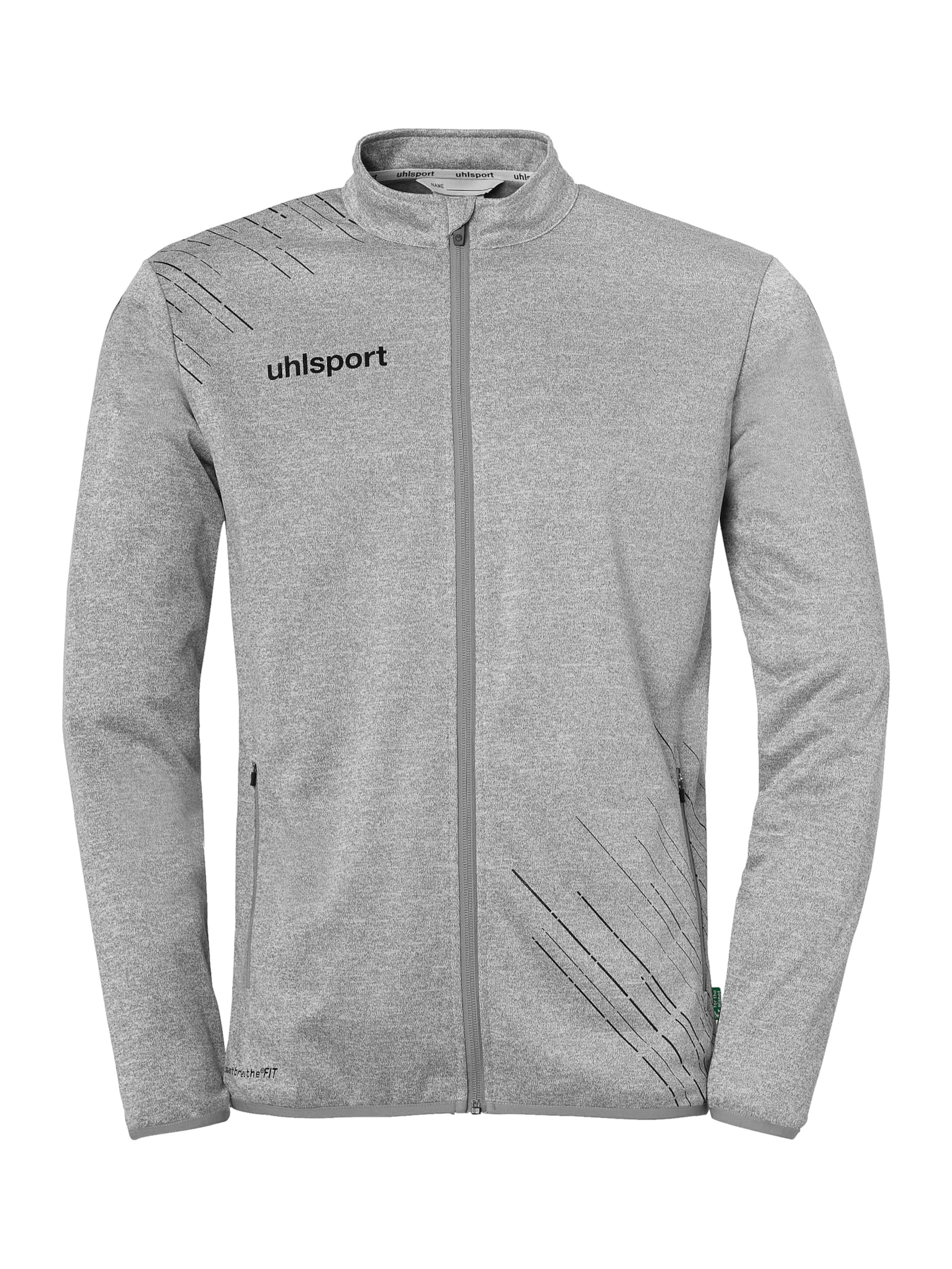UHLSPORT Training Jacket in Grey: front