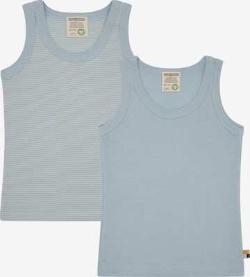 loud + proud Unterhemd in Blau: Vorderseite