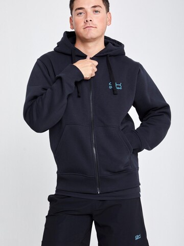 SPORTKIND Sportjas 'Unisex Zip Hoodie' in Zwart