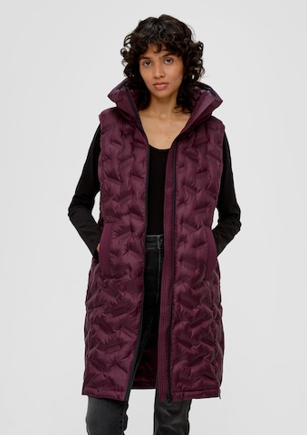 s.Oliver Vest in Purple: front