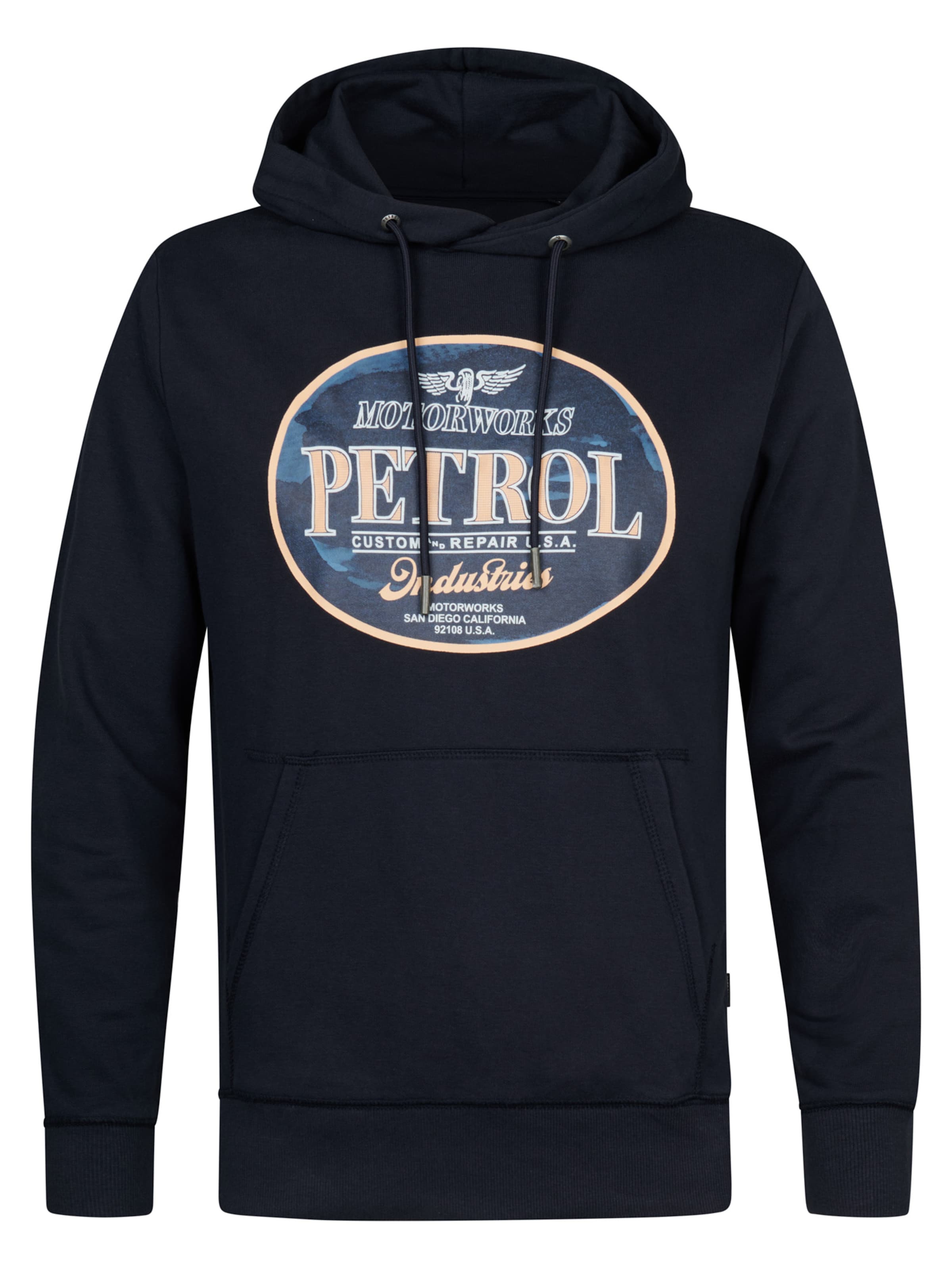 Petrol Industries Sweatshirt i blå: framsida
