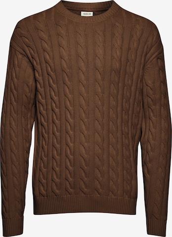 Pullover 'Malcolm' di !Solid in marrone: frontale