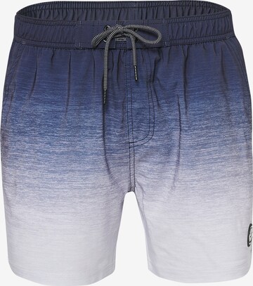 Shorts de bain KOROSHI en bleu : devant