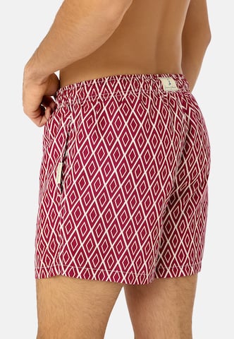 Gassa d'Amante Zwemshorts 'Praiano' in Rood