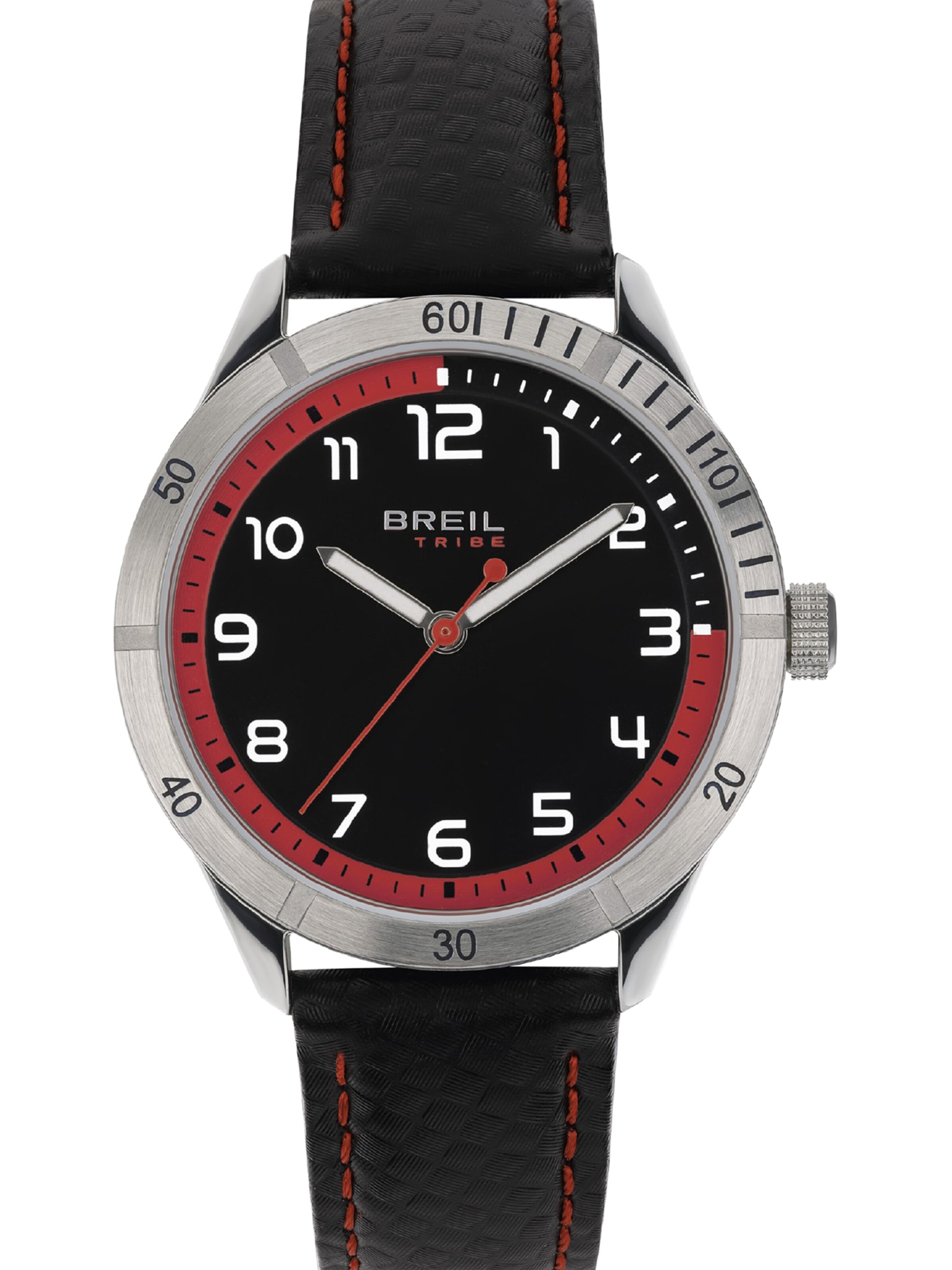 Orologio analogico 'Mate' di Breil in nero: frontale