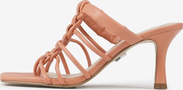 BRONX Sandals 'Ros-Ey' in Orange: front