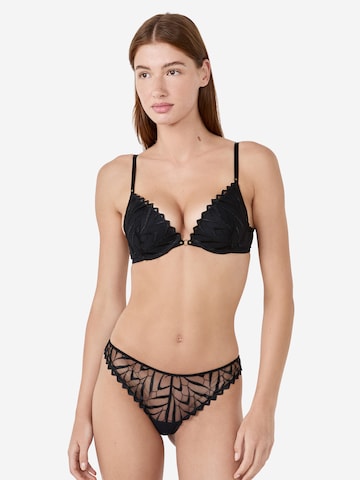 ETAM String in Schwarz: Vorderseite