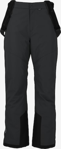 Whistler Regular Outdoor Pants 'Drizzle' in Black: front