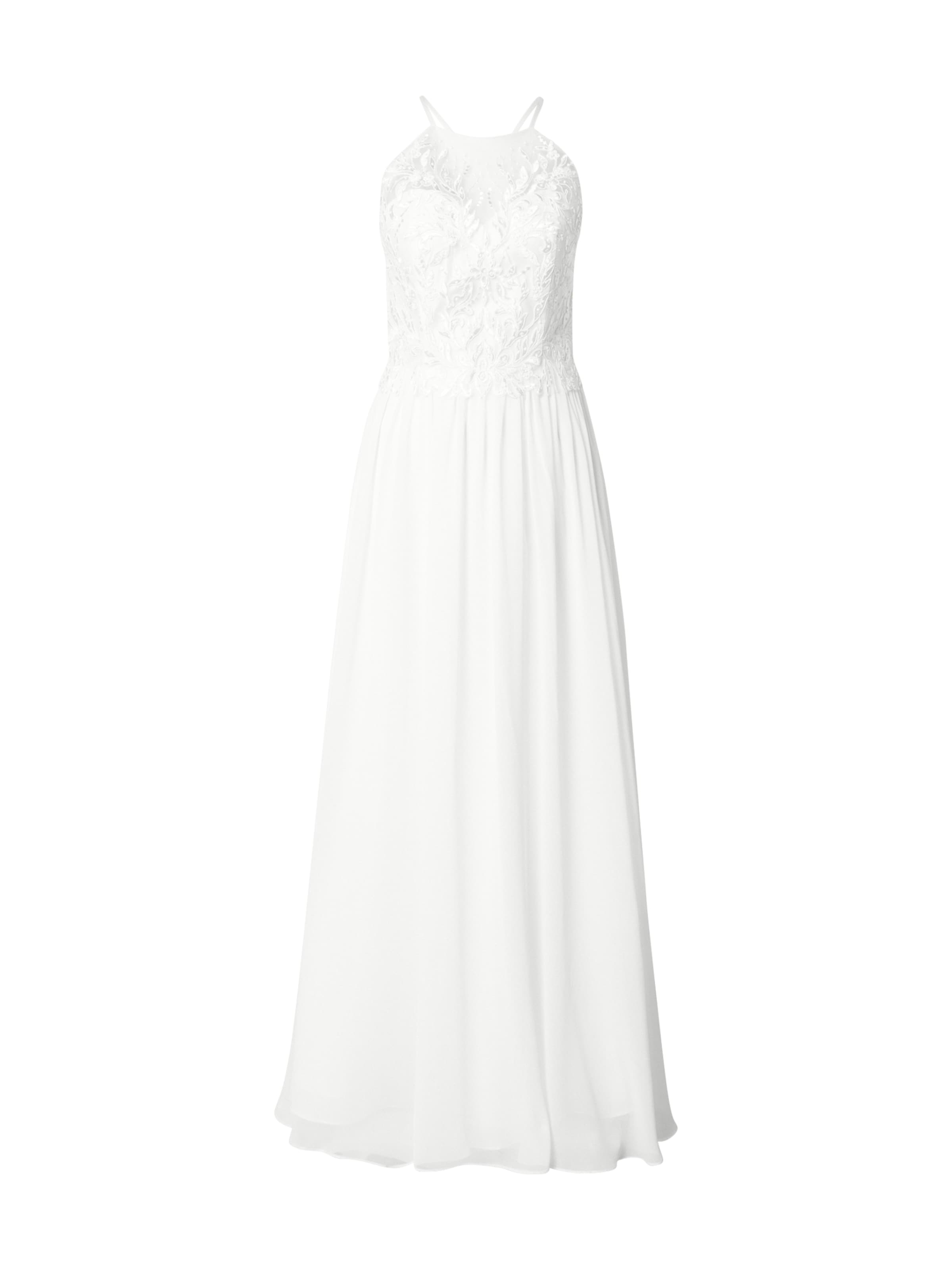 balta mascara Vakarinė suknelė: priekis