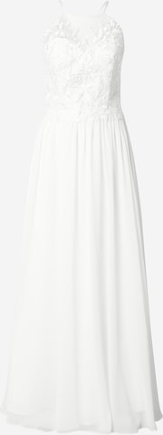 balta mascara Vakarinė suknelė: priekis