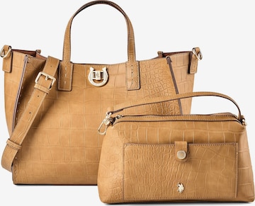 U.S. POLO ASSN. Handbag in Yellow: front